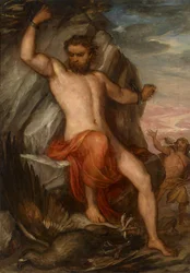 Prometheus aan de Rotsen Geketend